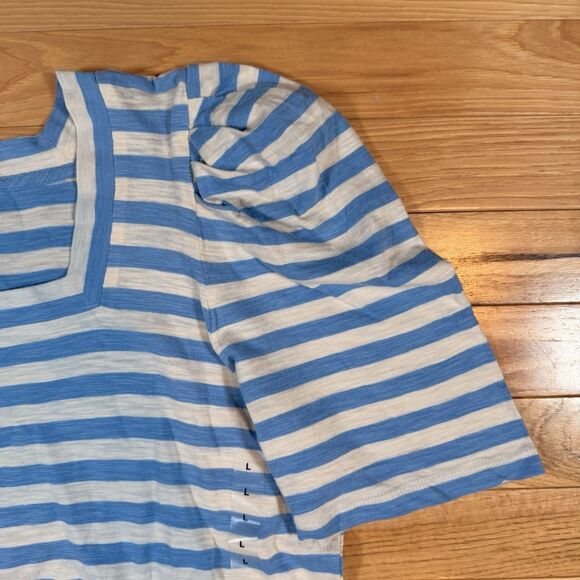 NWT Lauren Ralph Lauren Women's Mid Sleeve Cottage Shirt Size Large MSRP $79.50 - Picture 2 of 8